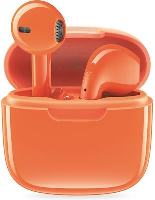 XO X23 TWS Earbud Bluetooth Handsfree Earphones with Charging Case Orange