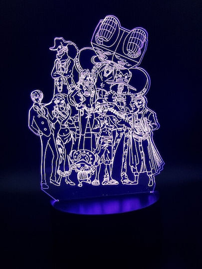 Φωτιστικό One Piece LED 3D Illusion Φωτιστικό One Piece LED 3D Illusion