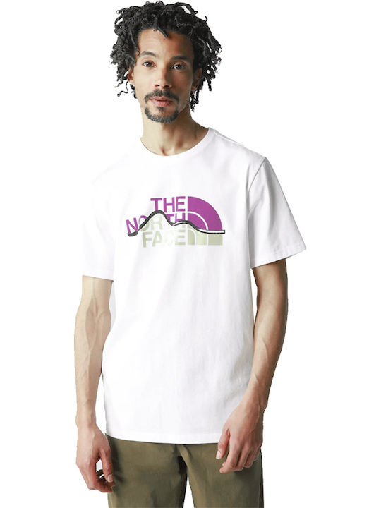 Mountain Line T-shirt Λευκό