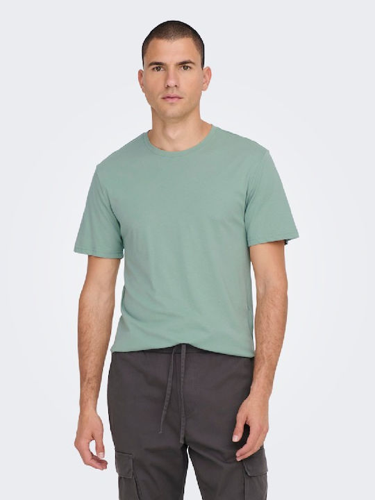 Only & Sons T-shirt Chinois Green