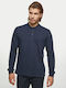 Polo Long Sleeve Blouse Navy Blue