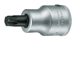 Gedore Bit-Stecknuss mit Torx-Bit und Antriebsvierkant 3/4'' Größe T100x80mm 1Stück Gedore Bit-Stecknuss mit Torx-Bit und Antriebsvierkant 3/4'' Größe T100x80mm 1Stück