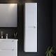Martin Perla 35 Badezimmersäule Wandhängeschrank H33.6xB35xH138cm Weiß