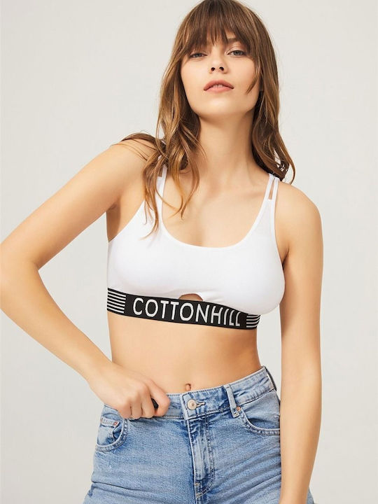 CottonHill Frauen Sport-BHs Sport-BH Weiß