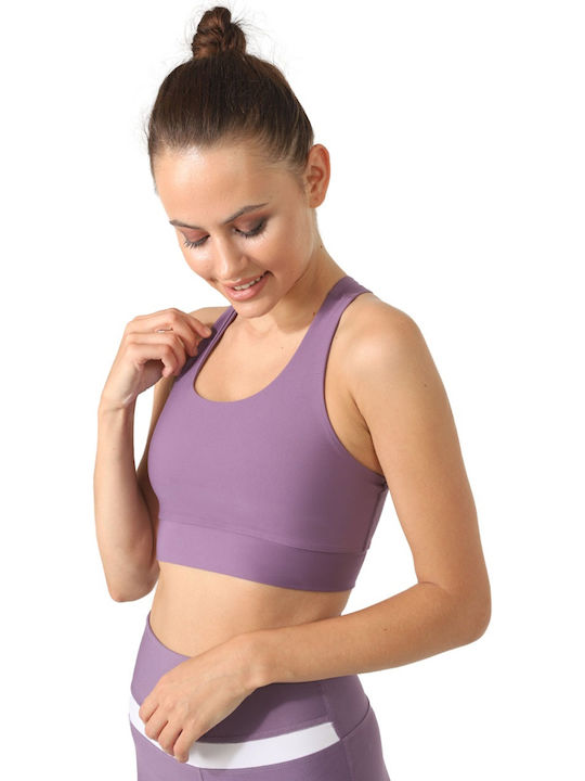 Superstacy Women's Sports Bra without Padding Purple