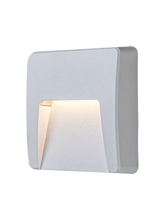 Rabalux Trento Επιτοίχια Εξωτερική Πλαφονιέρα LED IP65 3W με Φυσικό Λευκό Φως