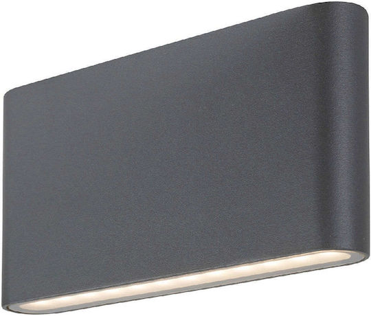 Rabalux Nesna Modern Lamp Wall with Integrated LED Black 17cm