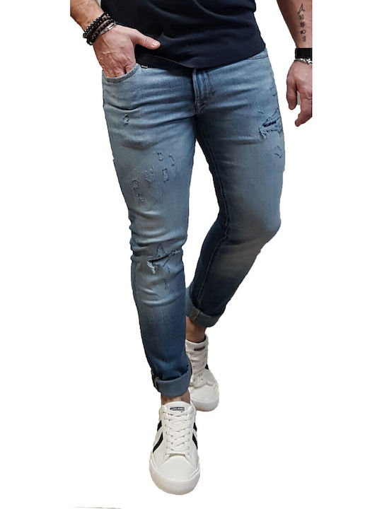 Jack & Jones Liam Pantaloni Jeans Skinny Fit Albastru