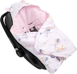 Jukki Baby Car Seat Liner Panda Love Pink