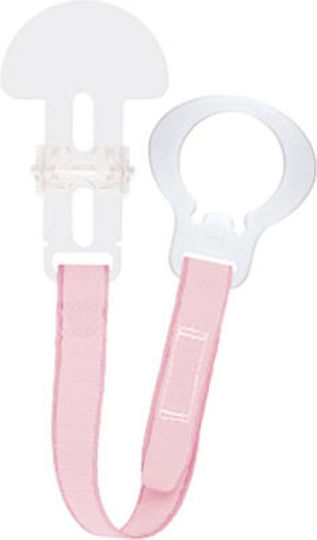 Mam Ribbon Pacifier made of Fabric Pink