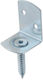 ArteLibre Eckregal Aluminium in Silber Farbe 40x40mm 1Stück 04010350