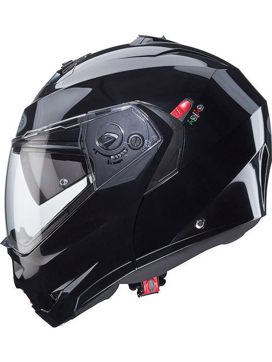 Caberg Duke-X Smart Black Κράνος Μηχανής Flip-U...