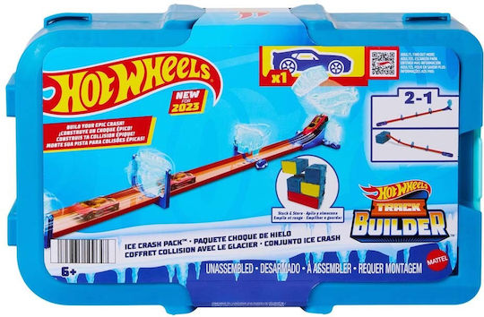 Hot Wheels Track Builder Eisabsturz Strecke 1:64 für 4+ Jahre