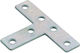 ArteLibre Sunk T-Type Suporturi pentru rafturi din Aluminiu în Culoare Argintiu 70x35mm 1buc 04012276