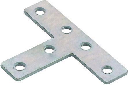 ArteLibre Sunk T-Type Suporturi pentru rafturi din Aluminiu în Culoare Argintiu 70x35mm 1buc 04012276