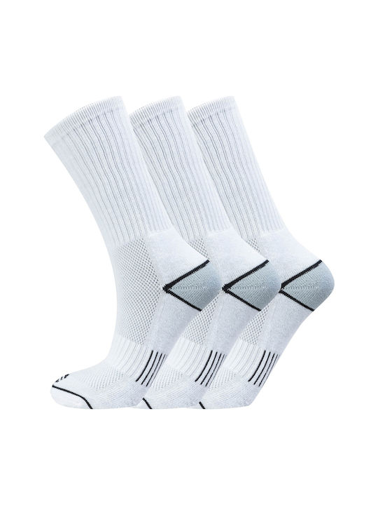 Endurance Hoope 1002 Αθλητικές Κάλτσες Λευκές 3 Ζεύγη