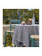 Cokitex Tablecloth Checkered Grey 140x220cm