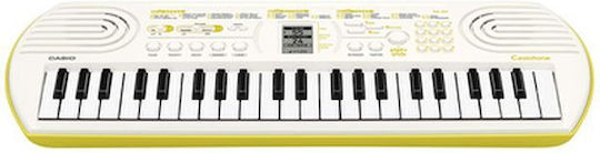 Casio Αρμόνιο Sa80 με 44 Πλήκτρα Λευκό