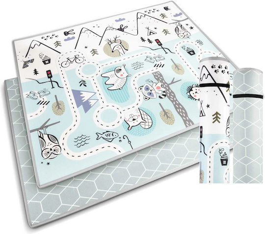 Nukido Kids Synthetic Activity Mat 150x180cm 1.5mm Blue