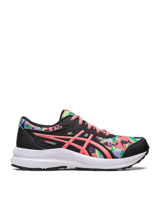 ASICS Contend 8 Print GS Αθλητικά Παιδικά Παπού...