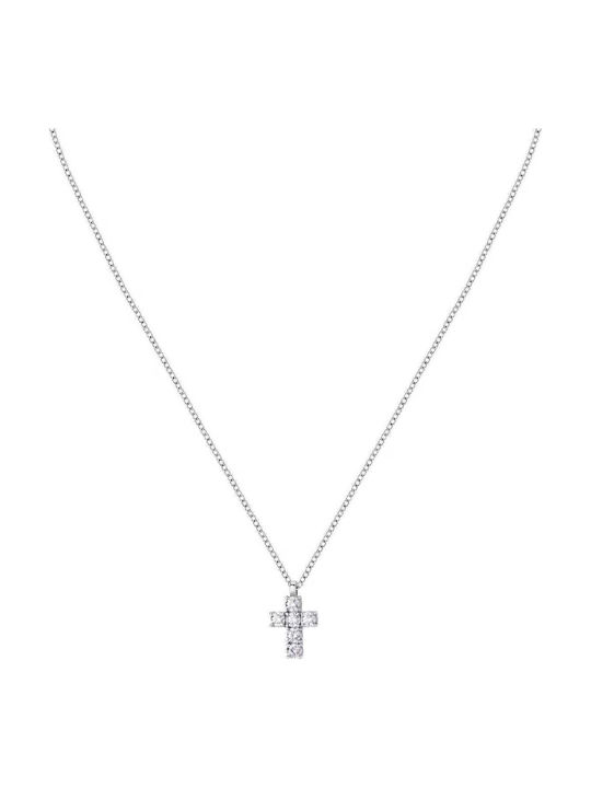Morellato Women's Cross from Silver with Chain