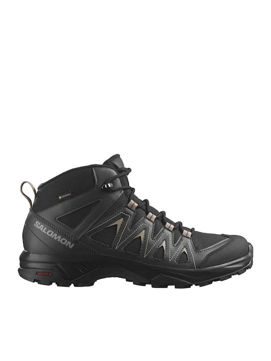 Salomon X Braze Mid GTX Men's Hiking Boots Waterproof with Gore-Tex Membrane Black