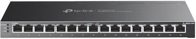 TP-LINK TL-SG2016P v1 Managed L2 PoE+ Switch με 16 Θύρες Ethernet