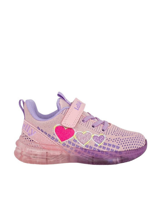 Lelli Kelly Παιδικά Sneakers με Φωτάκια Ροζ