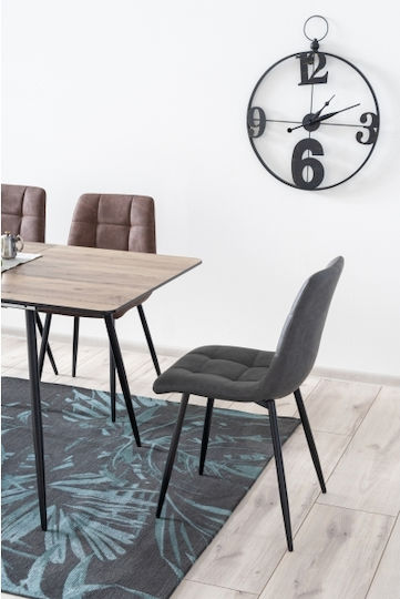 Καρέκλα Τραπεζαρίας Look 38x45x83εκ. Γκρι