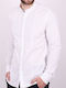 Men's Shirt mao collar white White