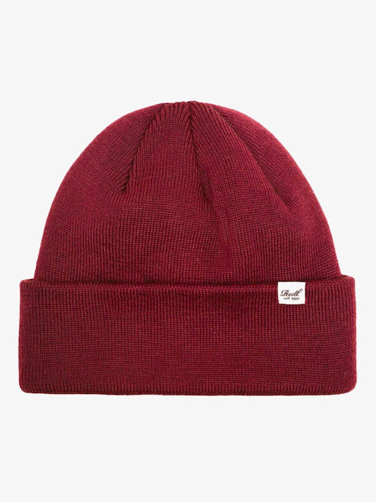 REELL Men Beanie - BURGUNDY - R17F-BEANIE-BUR