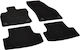 Rigum Set of Front and Rear Mats 4pcs for Volkswagen T-Roc Audi Q2 Black