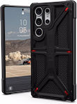 UAG Monarch Silicone / Plastic Back Cover Durable Black (Galaxy S23 Ultra)