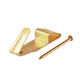 ArteLibre No0 Metallic Hanger Kitchen Hook with Nail Gold 17pcs 04010994