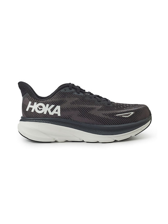 HOKA Glide Clifton 9 Sportschuhe Laufen Schwarz