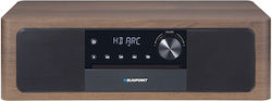 Blaupunkt Ηχοσύστημα 2.0 MS22BT 50W με CD Player και Bluetooth Καφέ