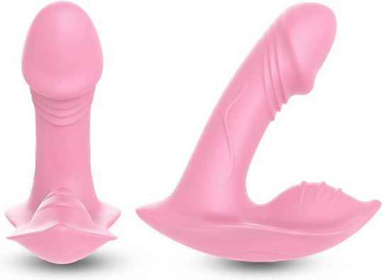 Kinksters Clitoral Vibrator cu Telecomandă Vibrator de chiloți - Whistle 9.6cm Roz