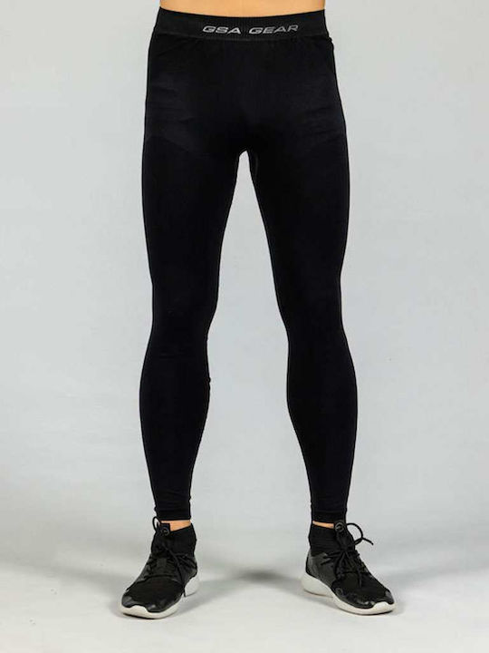 GSA Thermal Leggings Ανδρικό Ισοθερμικό Παντελόνι Μαύρο