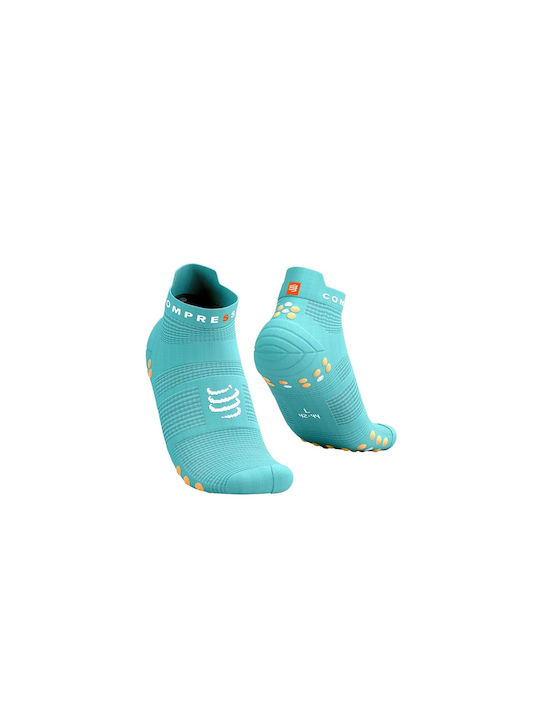 Compressport Pro Racing Socks V4.0 Running Κάλτσες Τιρκουάζ 1 Ζεύγος