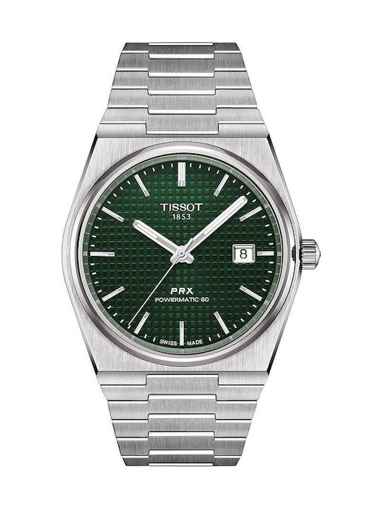 Tissot Men's Watch 40mm Battery with Silver Metal Bracelet