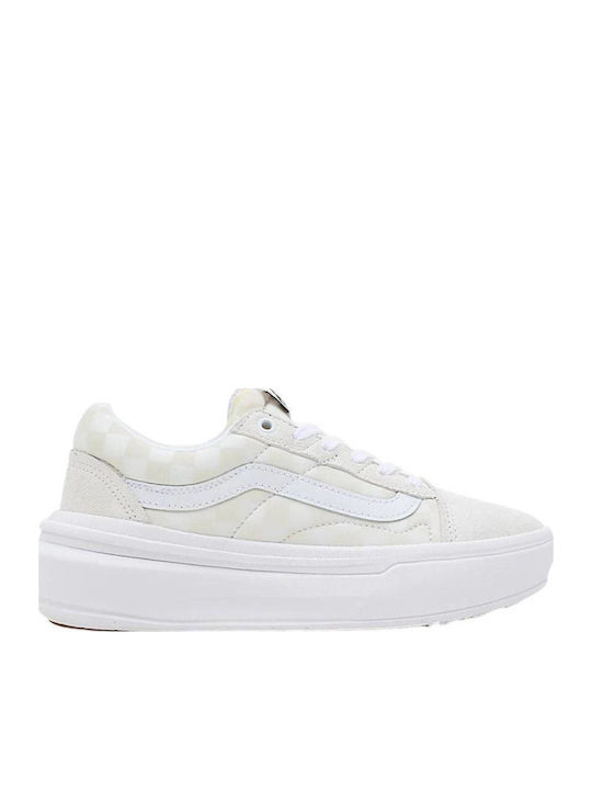 Vans Checkerboard Old Skool Overt CC Sneakers Μπεζ