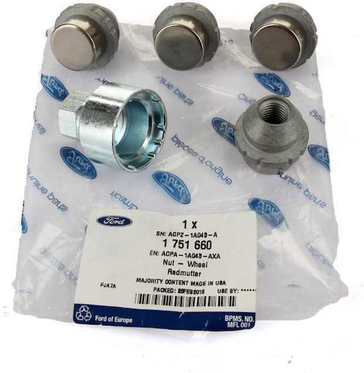 Ford Security Bolts for Ford Focus 2014-2019 4pcs