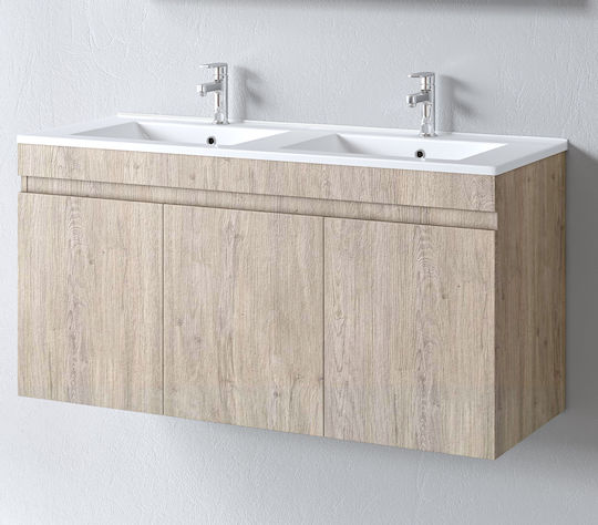Martin Slim 120 Eingelassenes Waschbecken Porzellan 120x46cm Glossy Porcelain