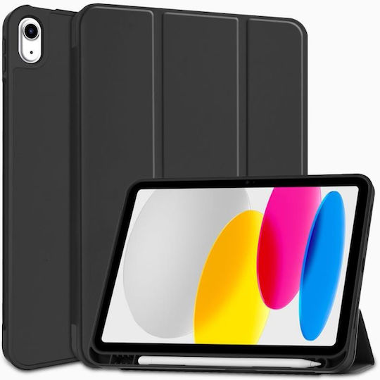 iNOS Умен Флип Капак Черен (iPad 2022 10.9 инча)