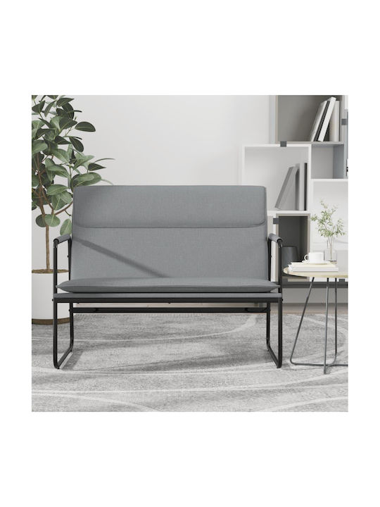 vidaXL Two-Seater Couch Open Grey 100x64x80 cm