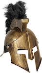 Carnival Knight Helmet Gold made of Plastic