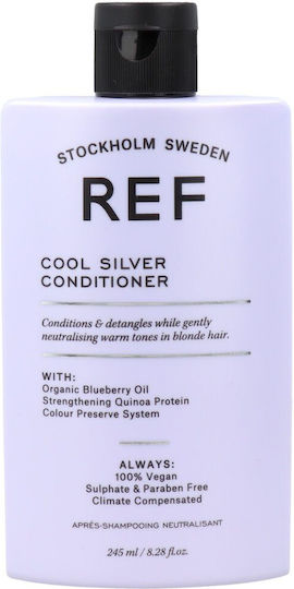 REF Cool Silver Conditioner Διατήρησης Χρώματος για Βαμμένα Μαλλιά 245ml