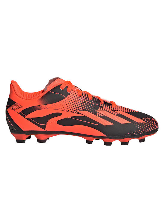 Adidas Παιδικά Ποδοσφαιρικά Παπούτσια X Speedportal Messi.4 με Τάπες Πορτοκαλί