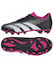 Adidas Παιδικά Ποδοσφαιρικά Παπούτσια Predator Accuracy 4 με Τάπες Core Black / Cloud White / Team Shock Pink 2