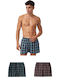 Men's Boxers Ciel Plaid/Red Plaid Checkered 2Pack